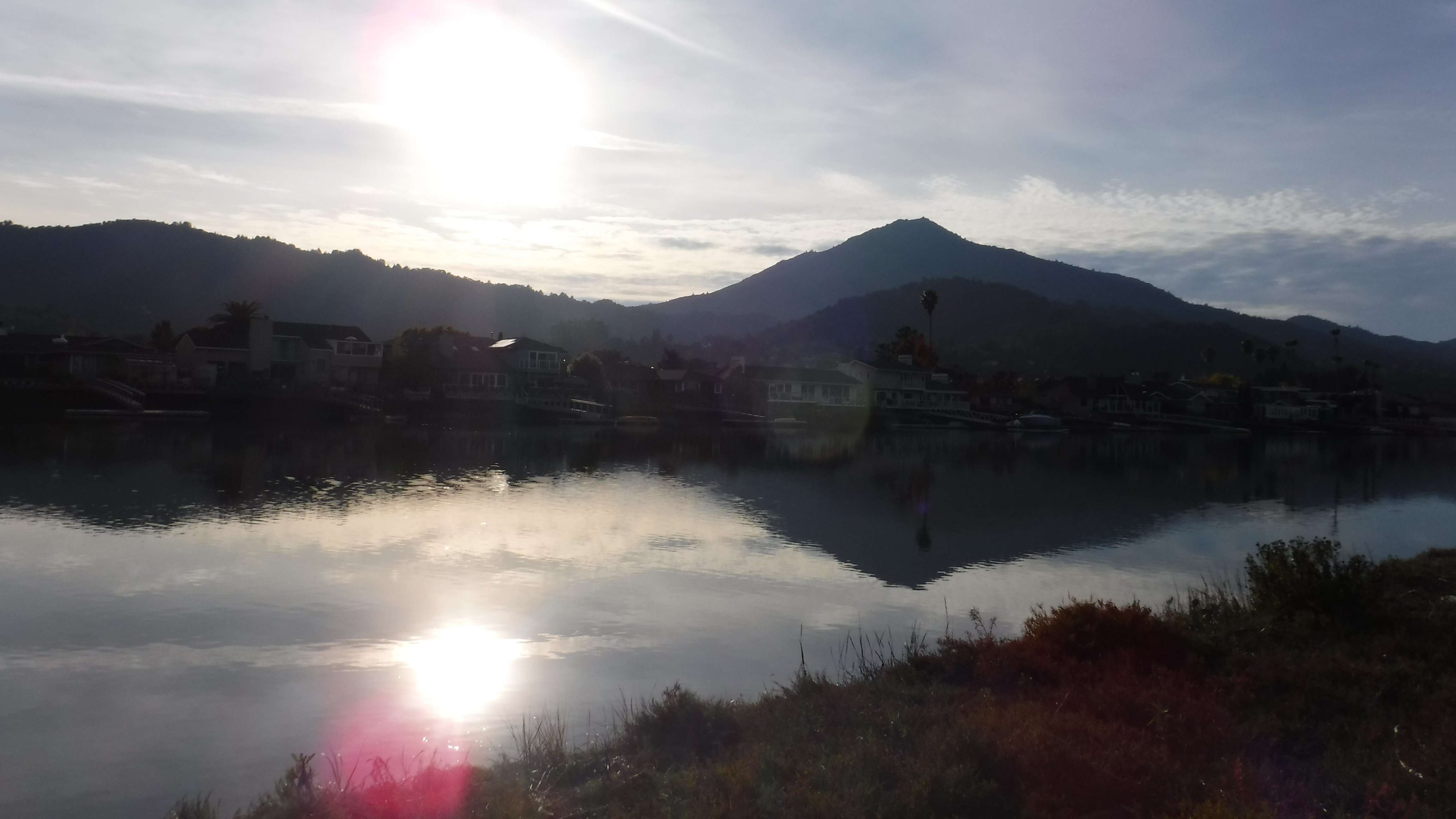 Mount Tamalpias over Corte Madera Creek
