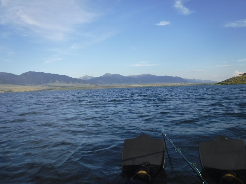 Floating Ennis Lake