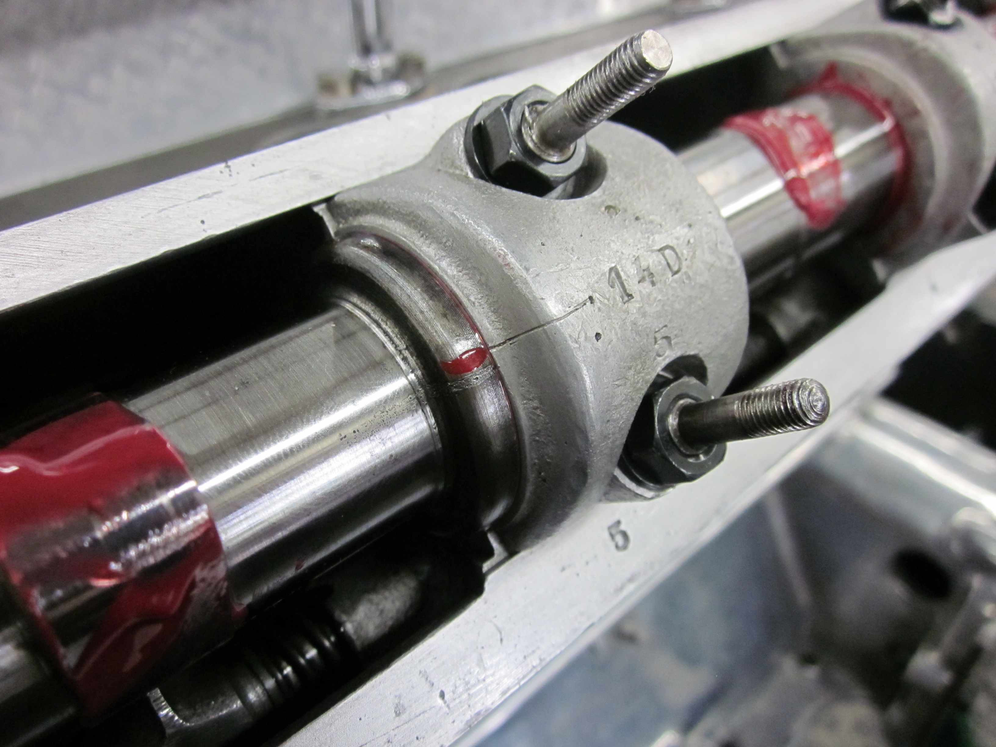 Bugatti Type 57 cam marks