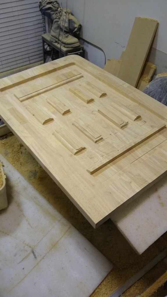 Routing some weight out of the dinette table