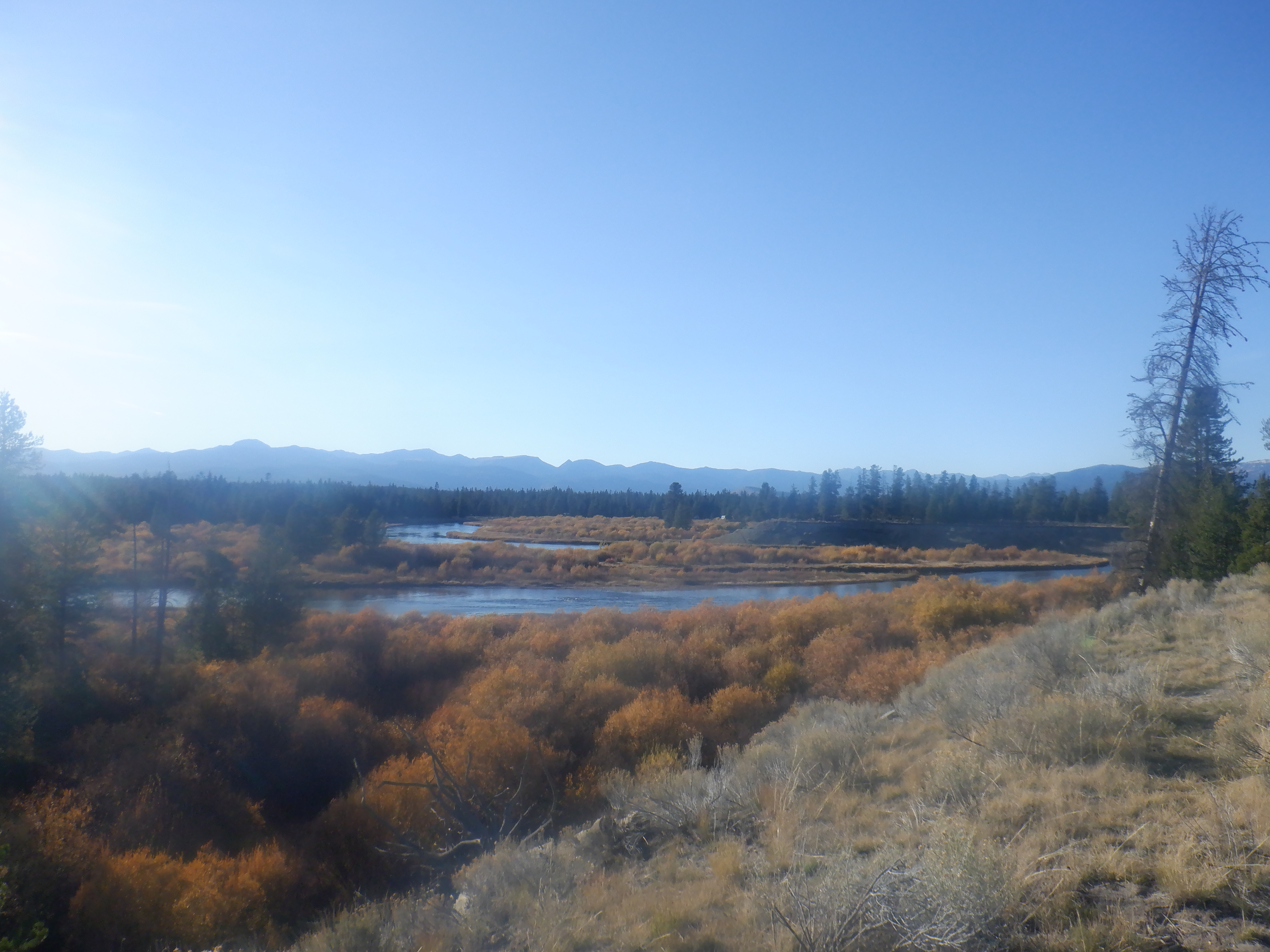 Bakers Hole looking west