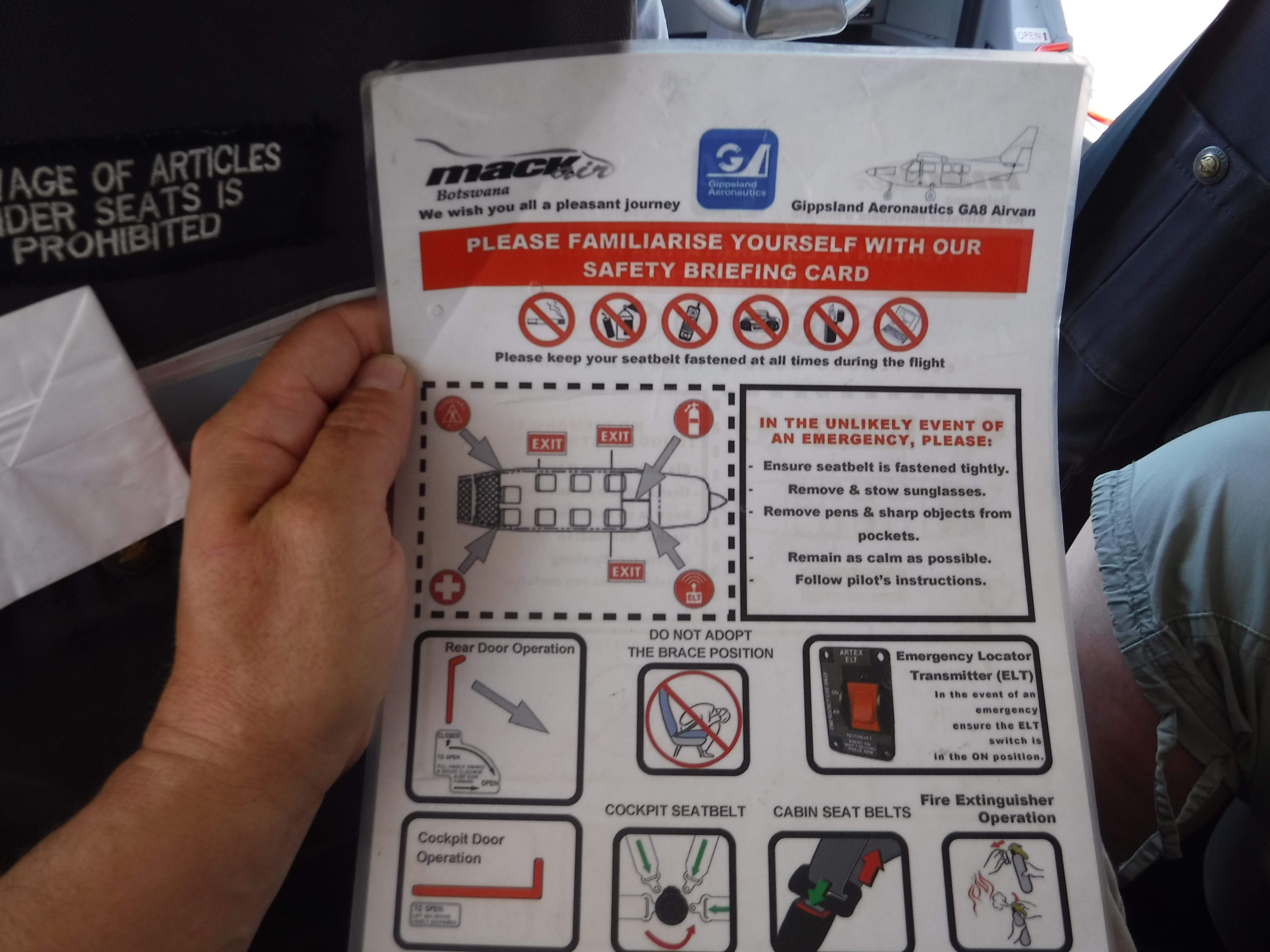 Aircraft Safety Info Page