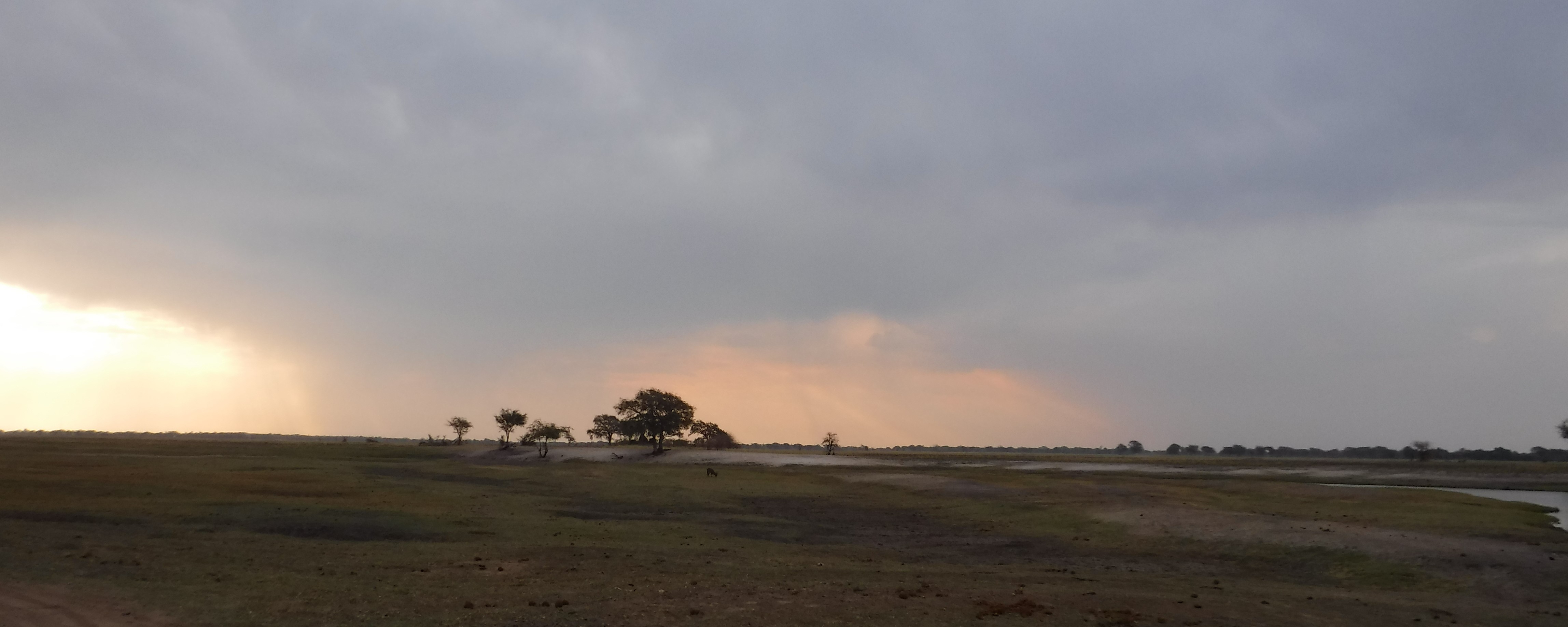 Sunset over the Chobe River