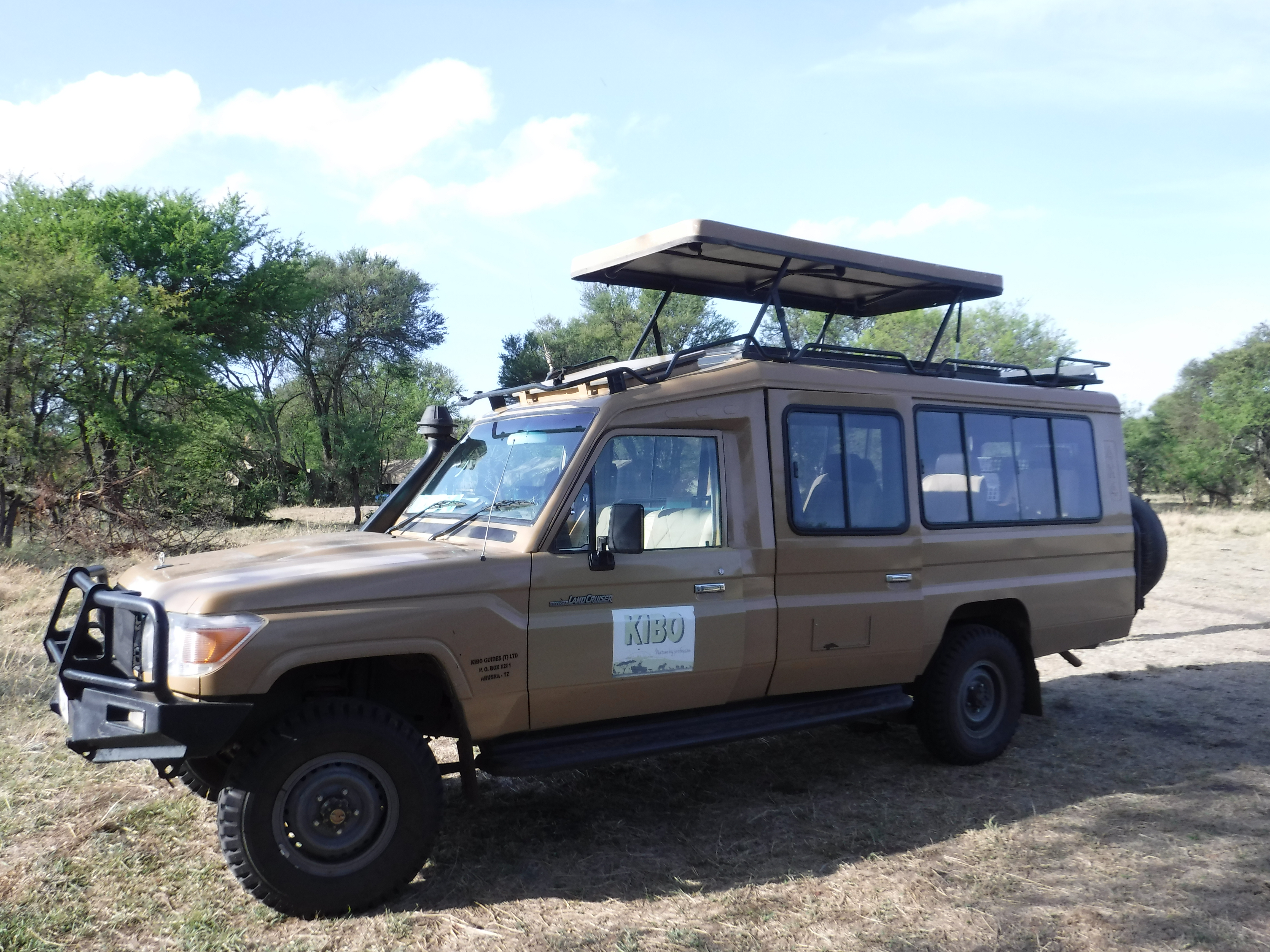 Our Toyota Land Cruiser in Tanzania