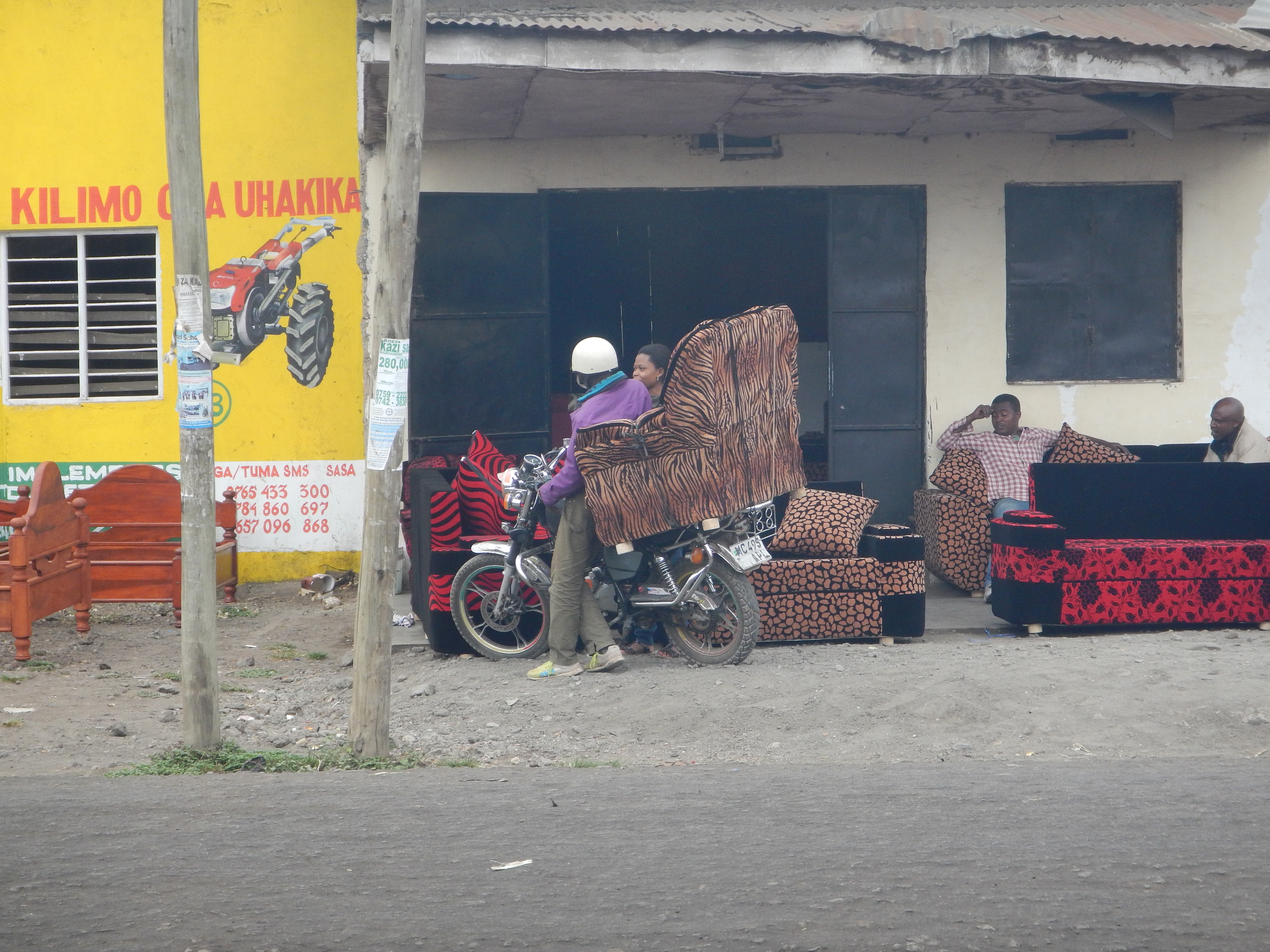 That's a furniture deliveryman?