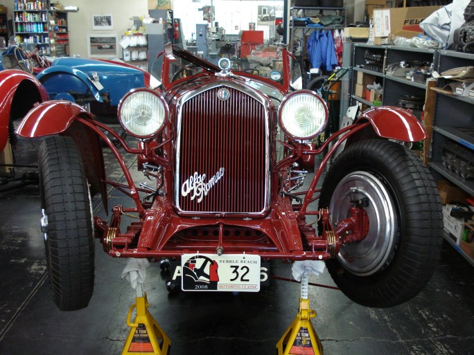 Classic pre-war Alfa front end.