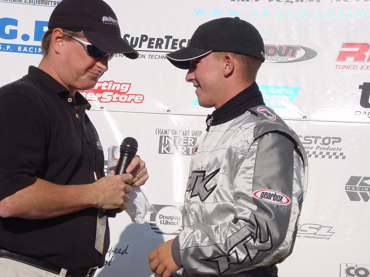 2001: MC Rob Howden gets the rundown from Allmendinger