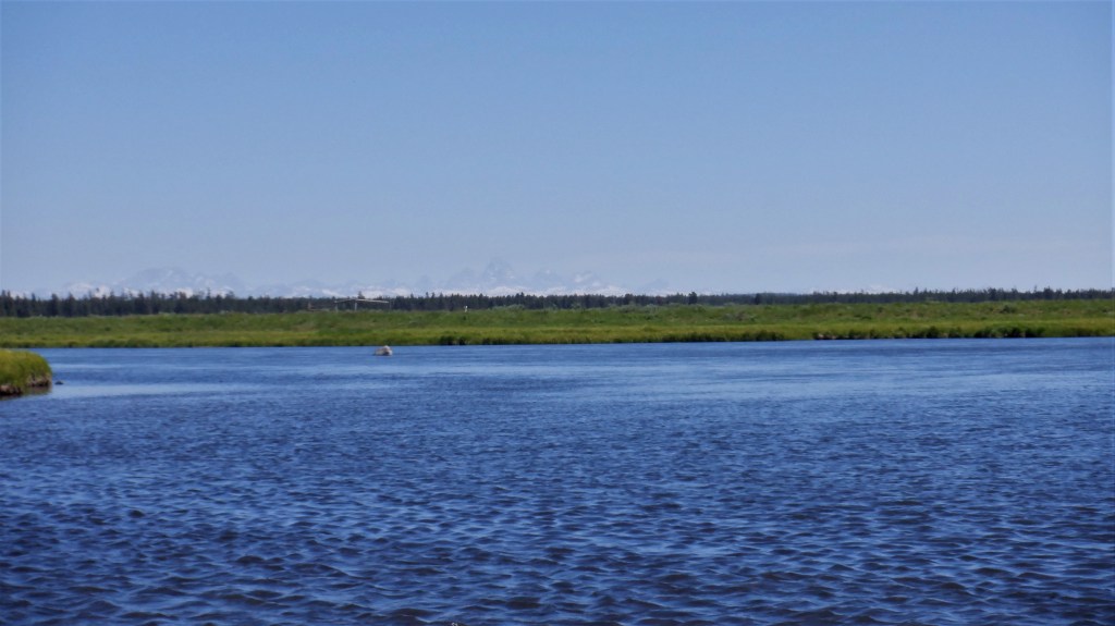 Hazy Teton View from the Henrys Fork
