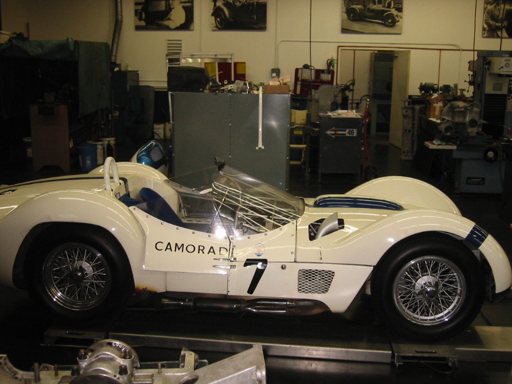 A Maserati T61 Birdcage