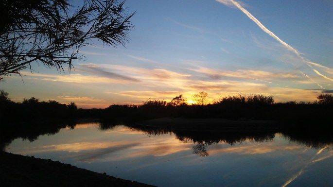 A Placid Sunset over the Colorado River