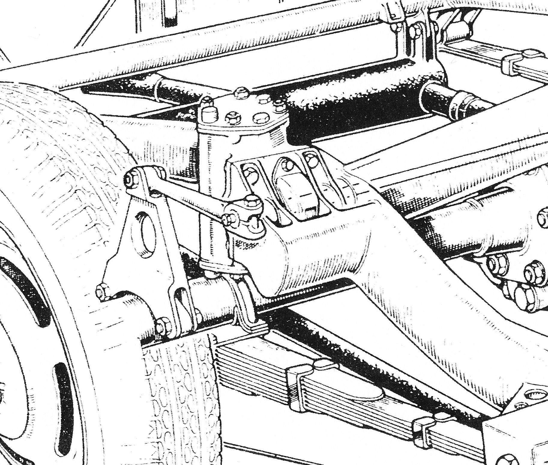 Ferrari 166 Magazine Chassis Drawing