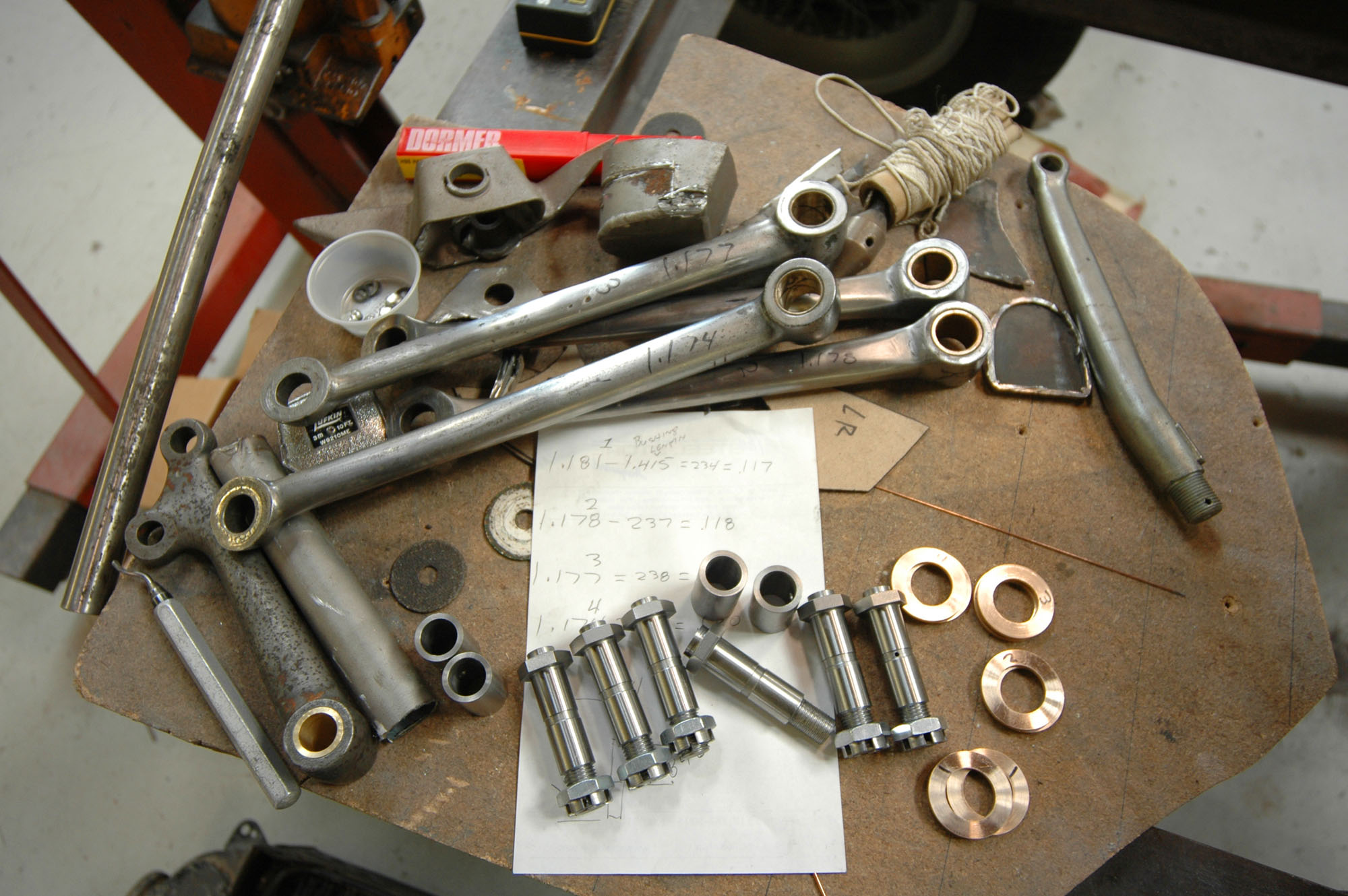 Ferrari 166 Suspension Progress