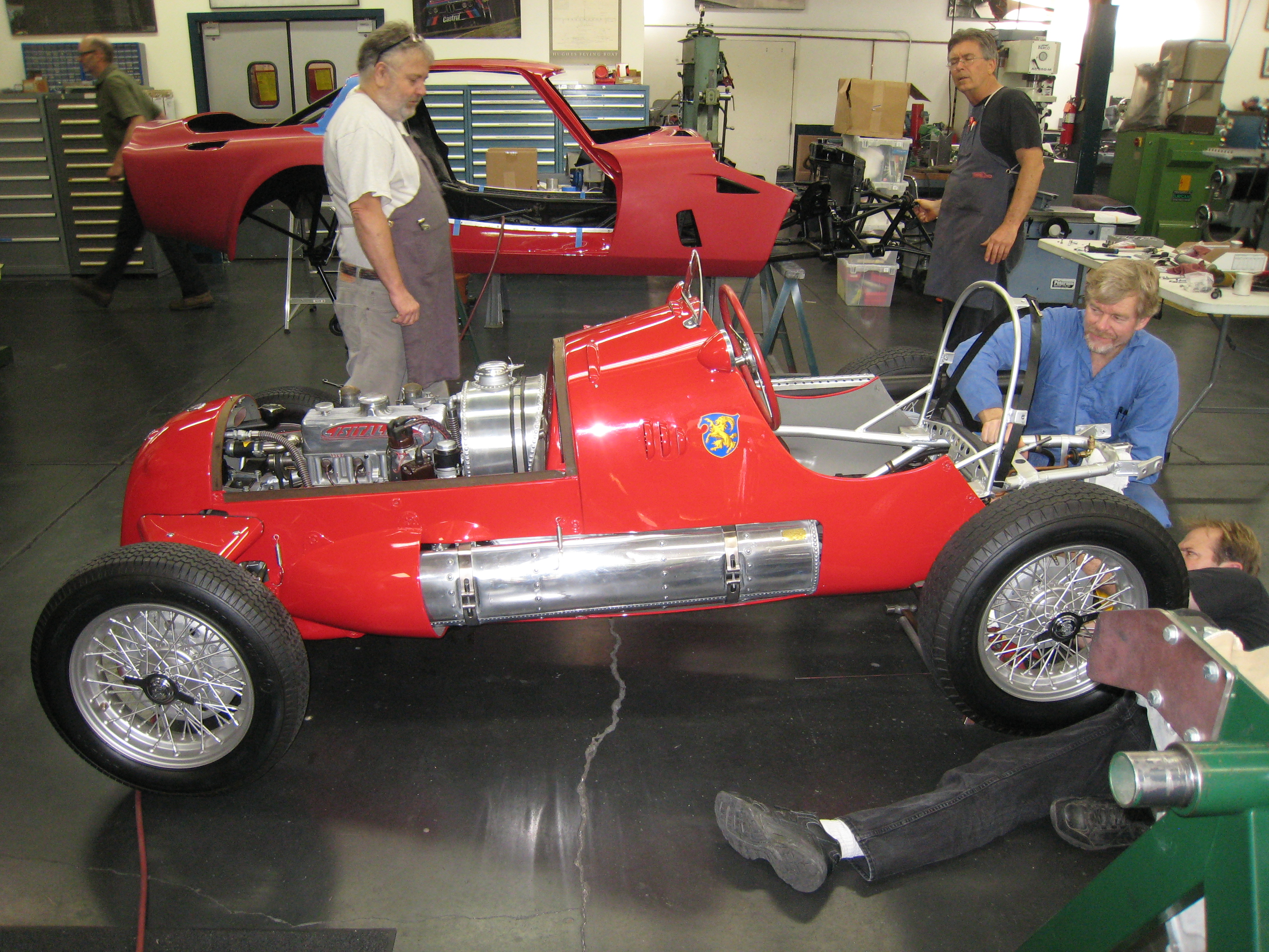 A Cisitalia D46 at Phil Reilly & Co in 2009
