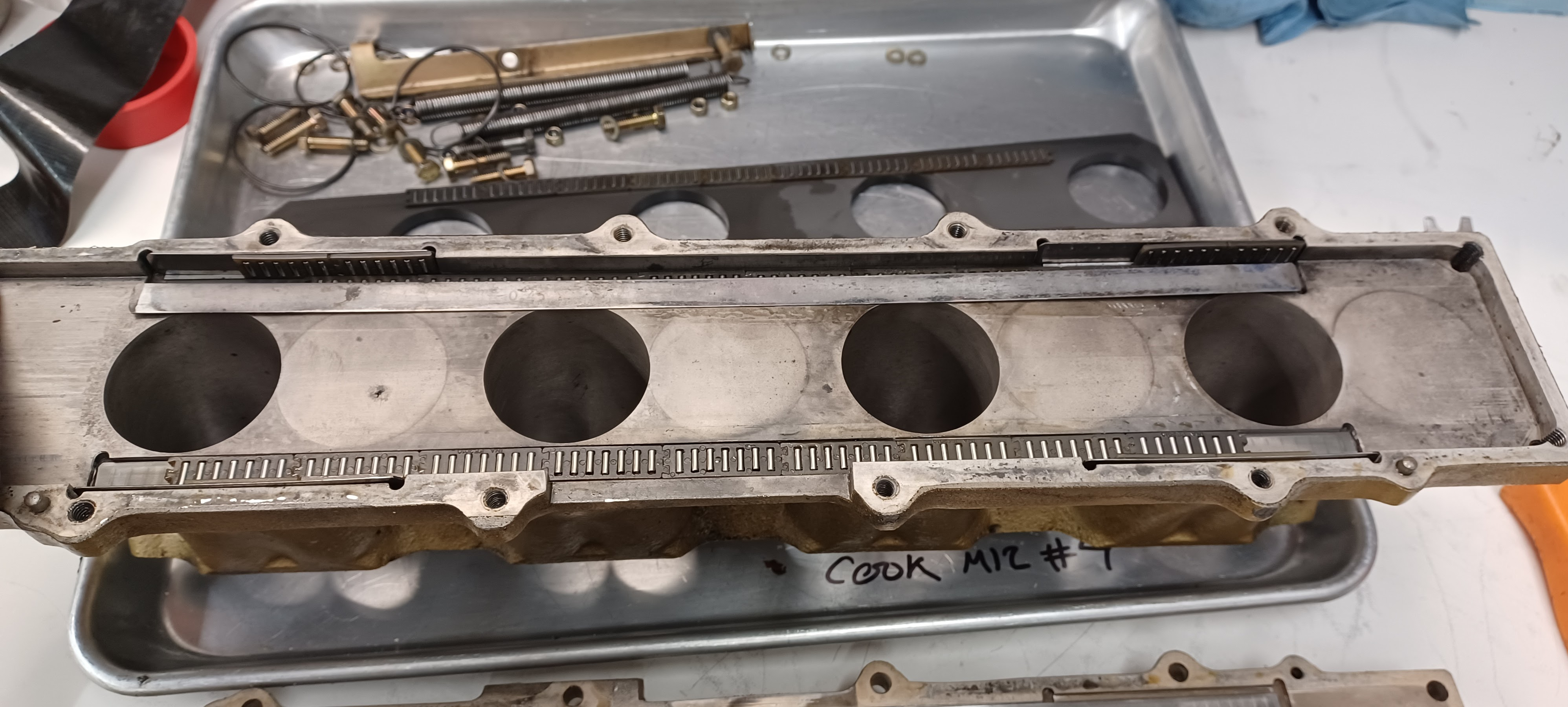 BMW M12 throttle slide with needle bearings