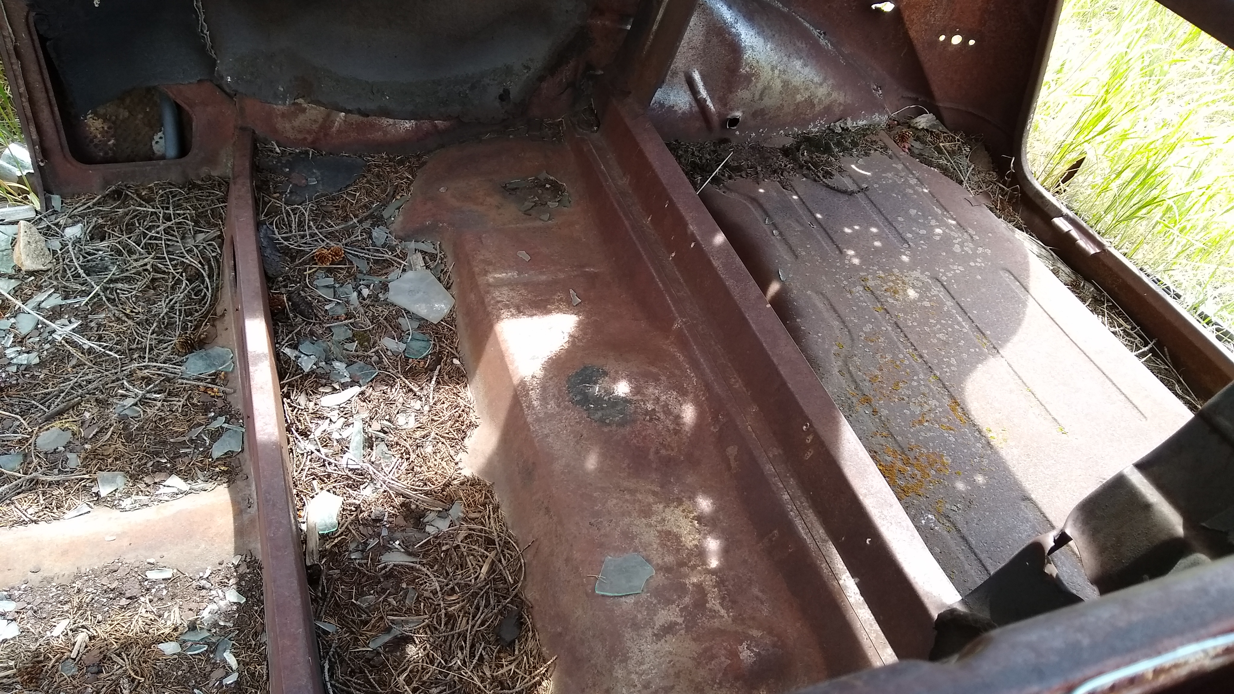 Rusty Abandoned American Car