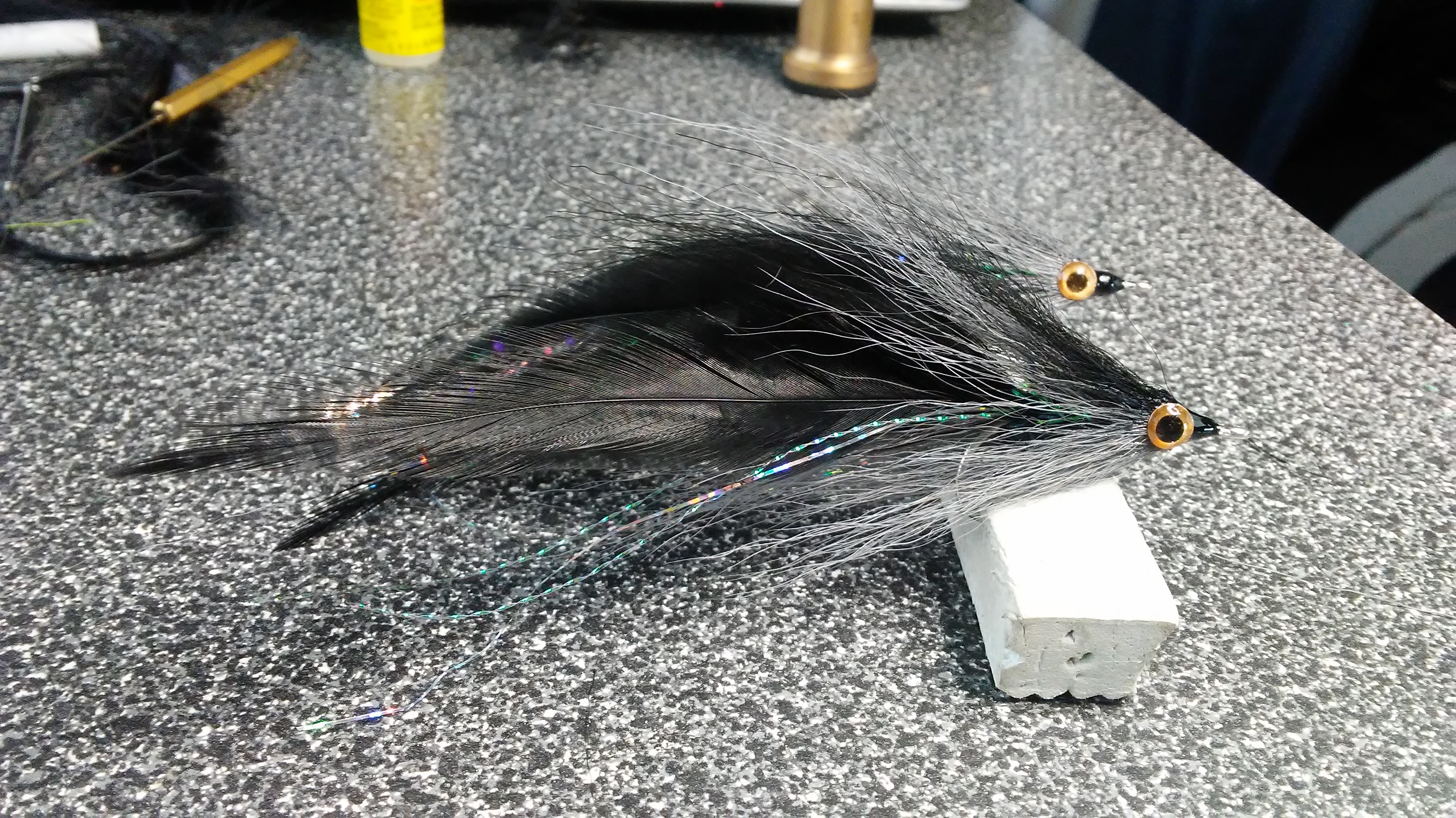 Black & Gray Half n Half