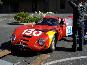 Alfa Romeo TZ2 load up