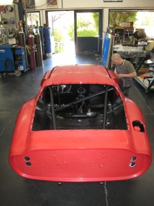 Alfa Romeo TZ2 with new paint