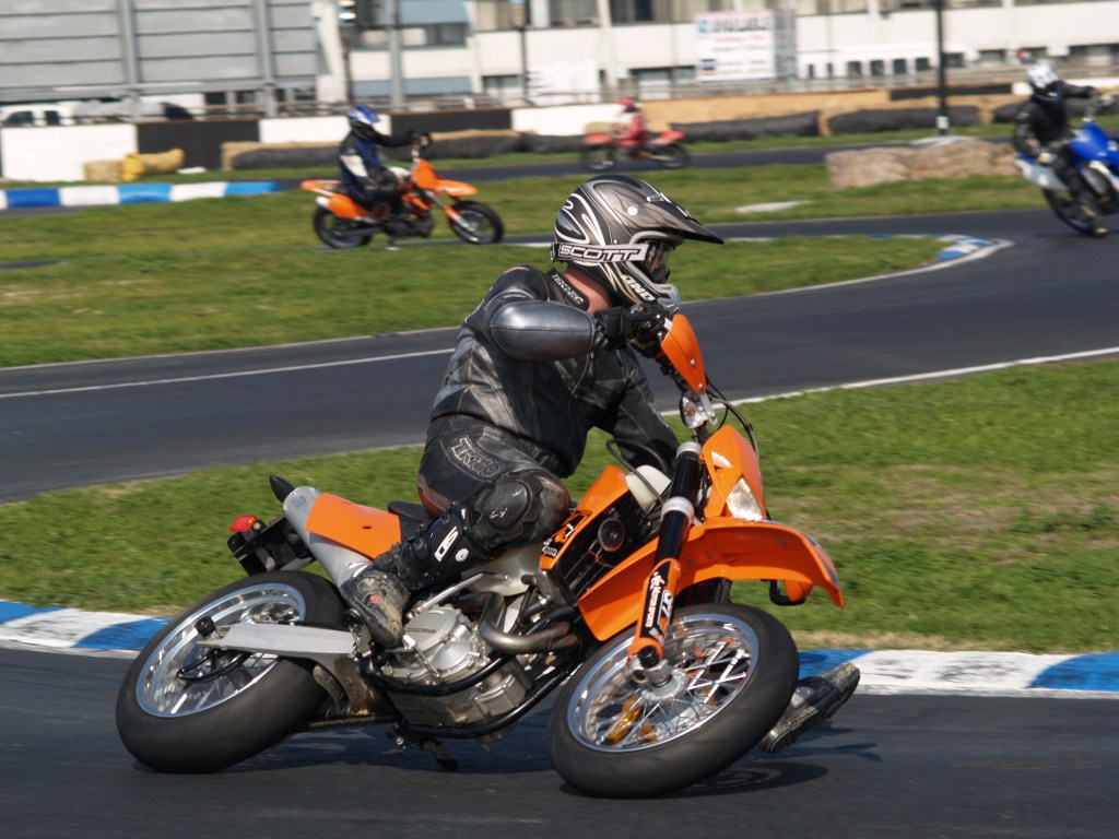 KTM 525EXE Supermoto at Stockton