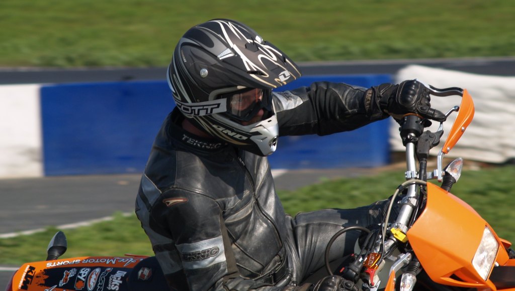 KTM 525EXE Supermoto at Stockton