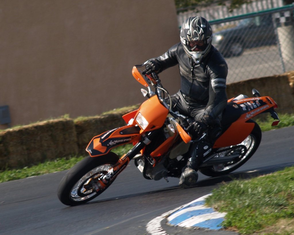 KTM 525EXE Supermoto at Stockton