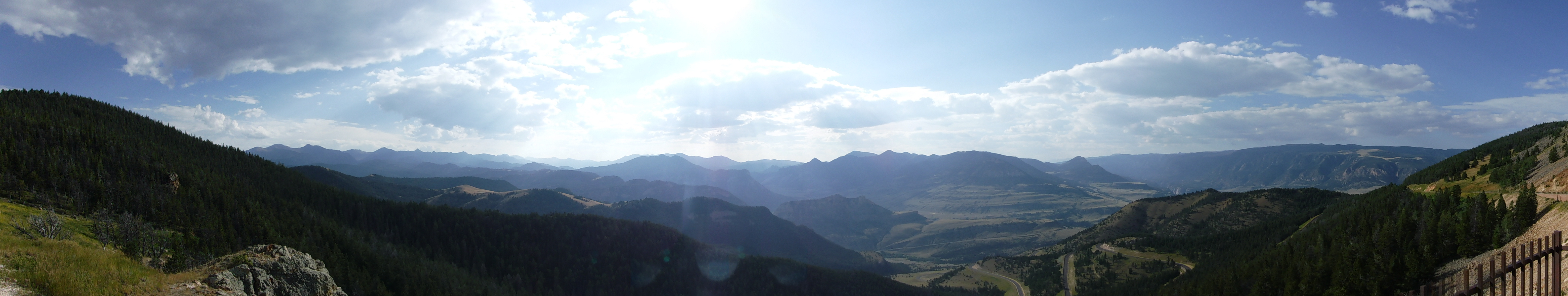 Dead Indian Pass on the Chief Joseph Highway in Wyoming