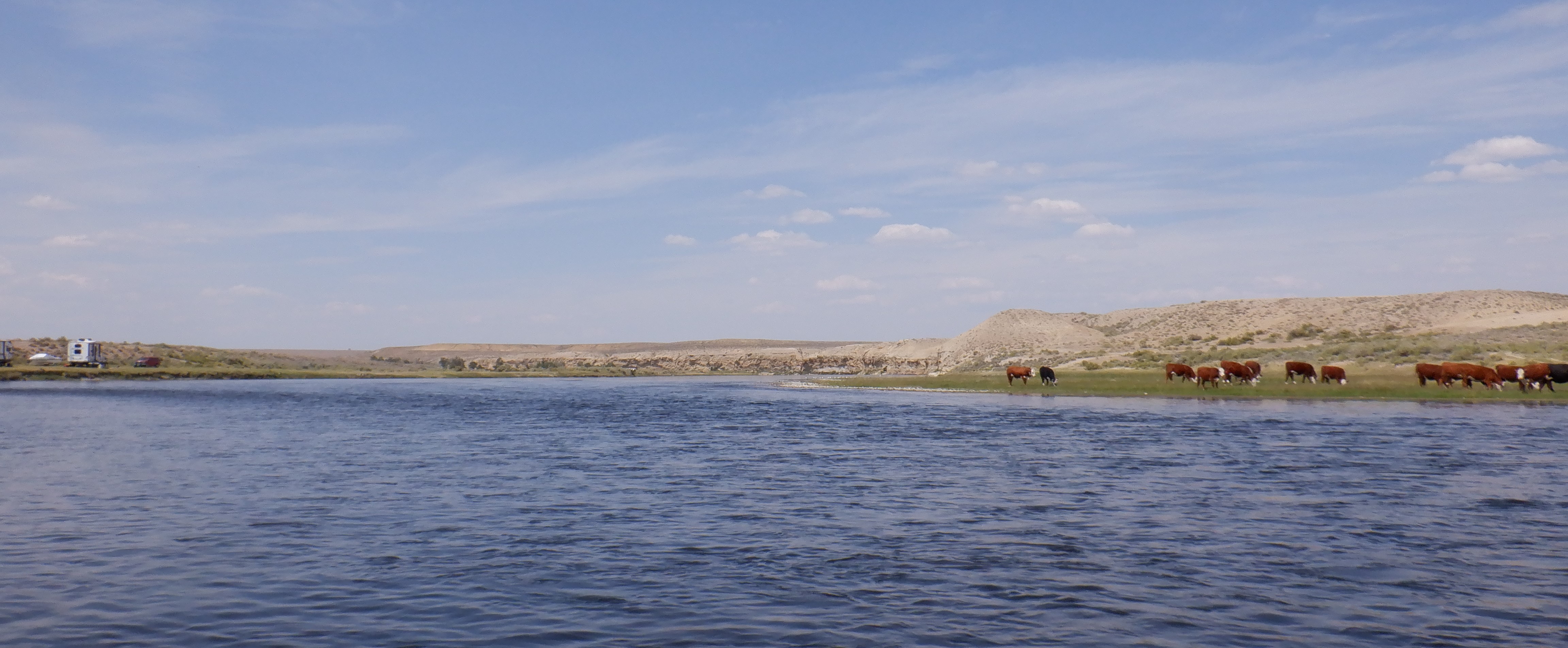 The Green River below Weeping Rock, Fontenelle, WY
