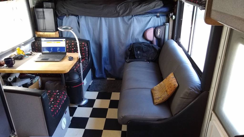 New dinette table and sofa recover, 2021