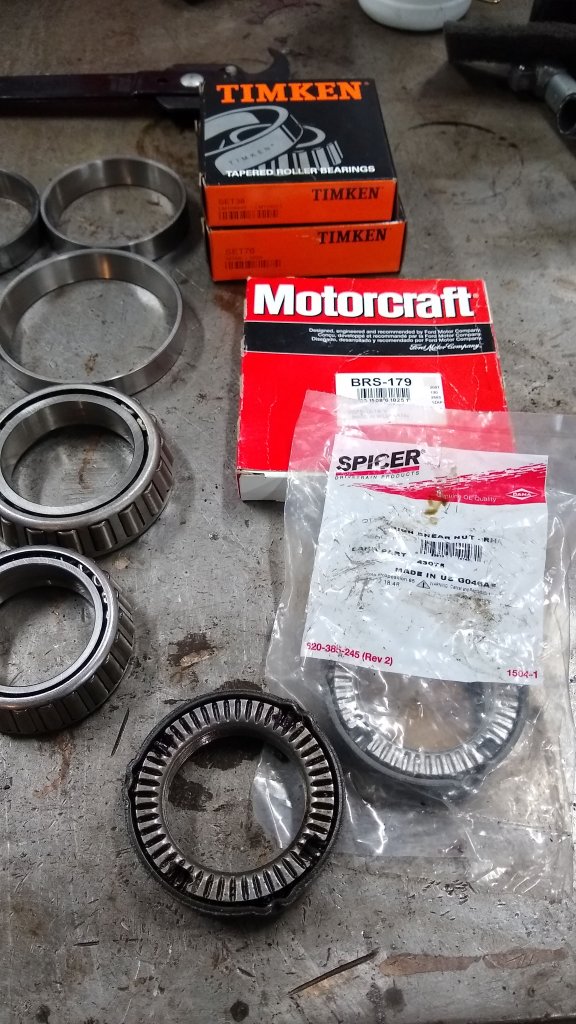 New rear wheel bearings, 2022