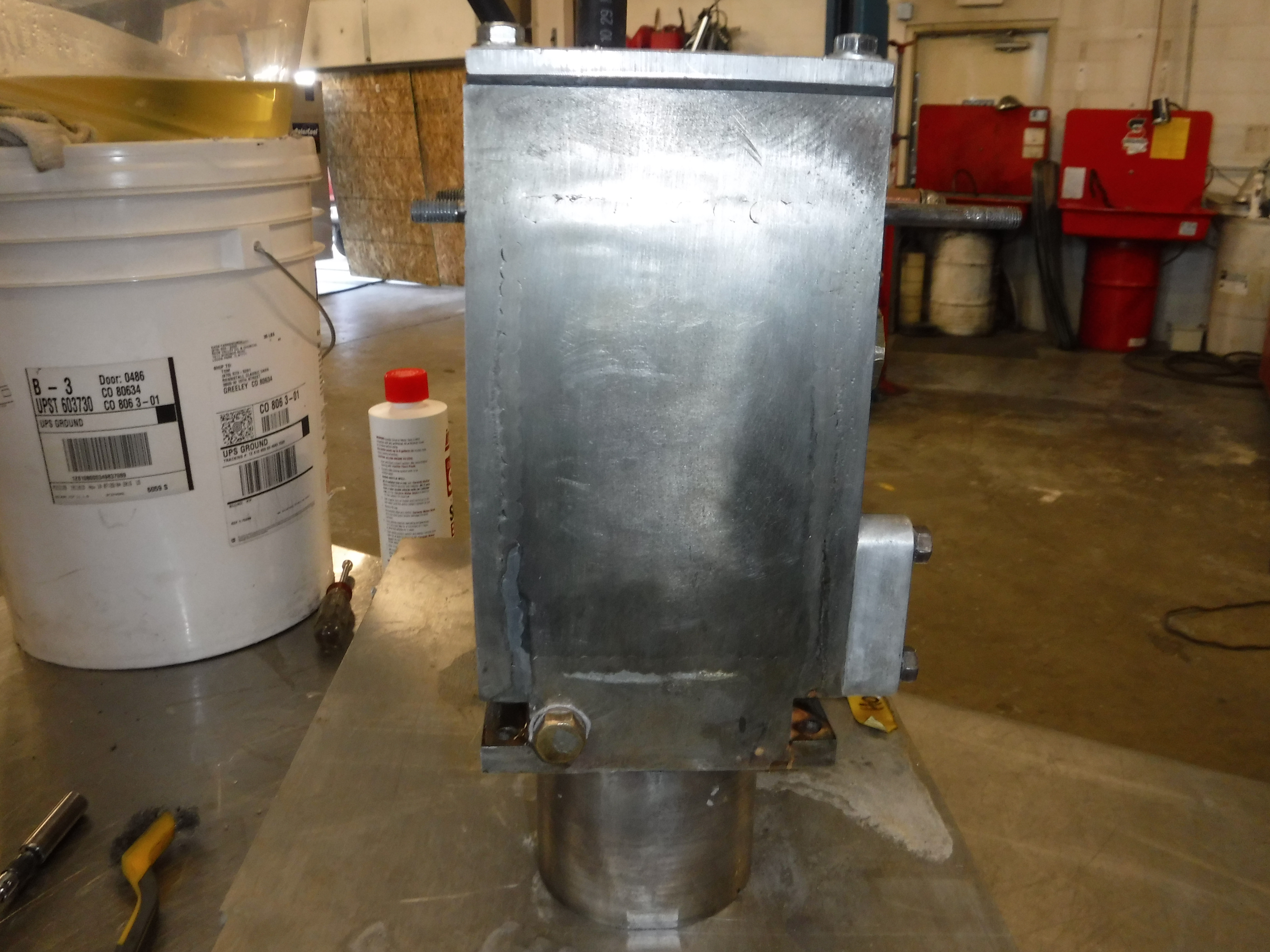 Lock-stitch Bugatti block repair