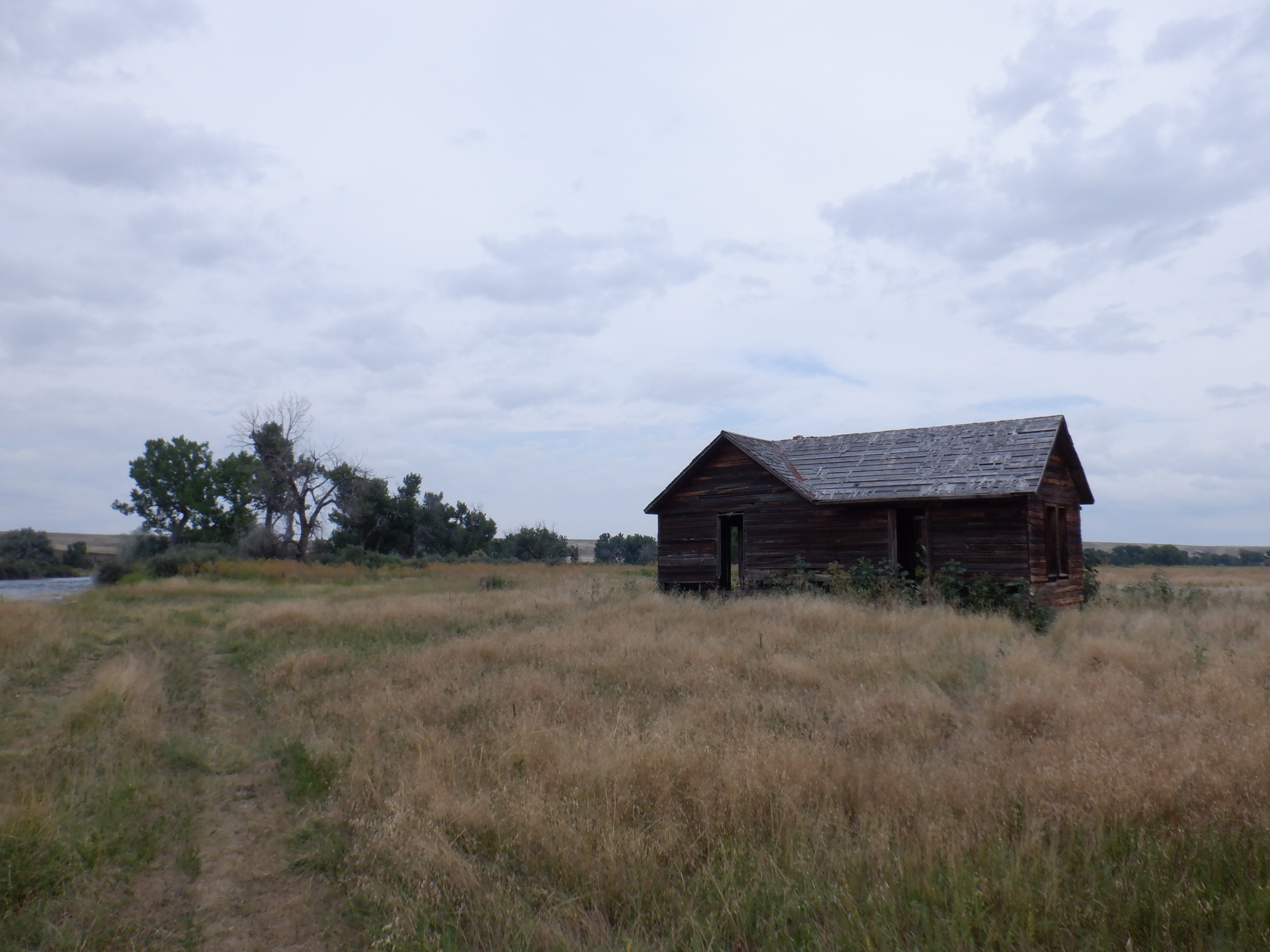 Abandoned home on the Montana prairie