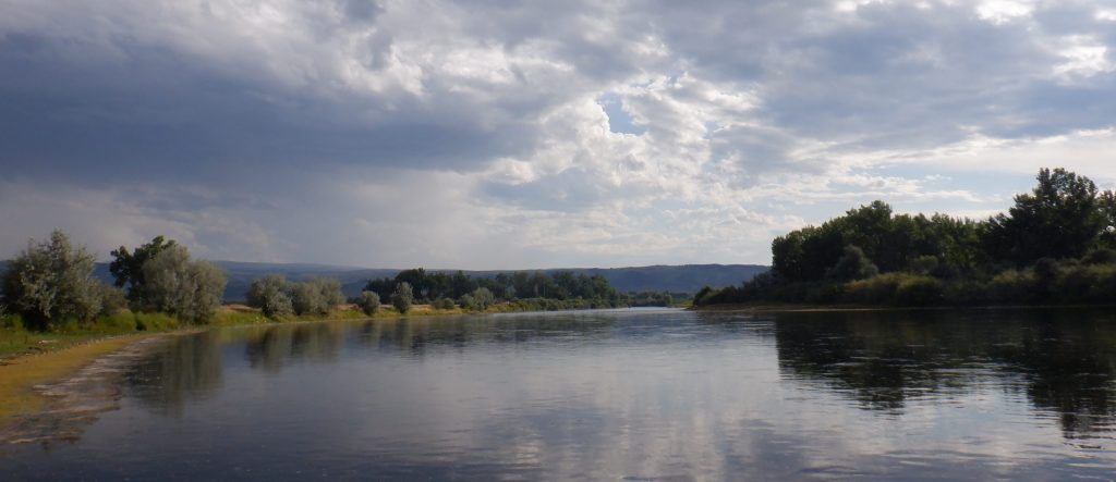 The Bighorn River below the Three Mile Access