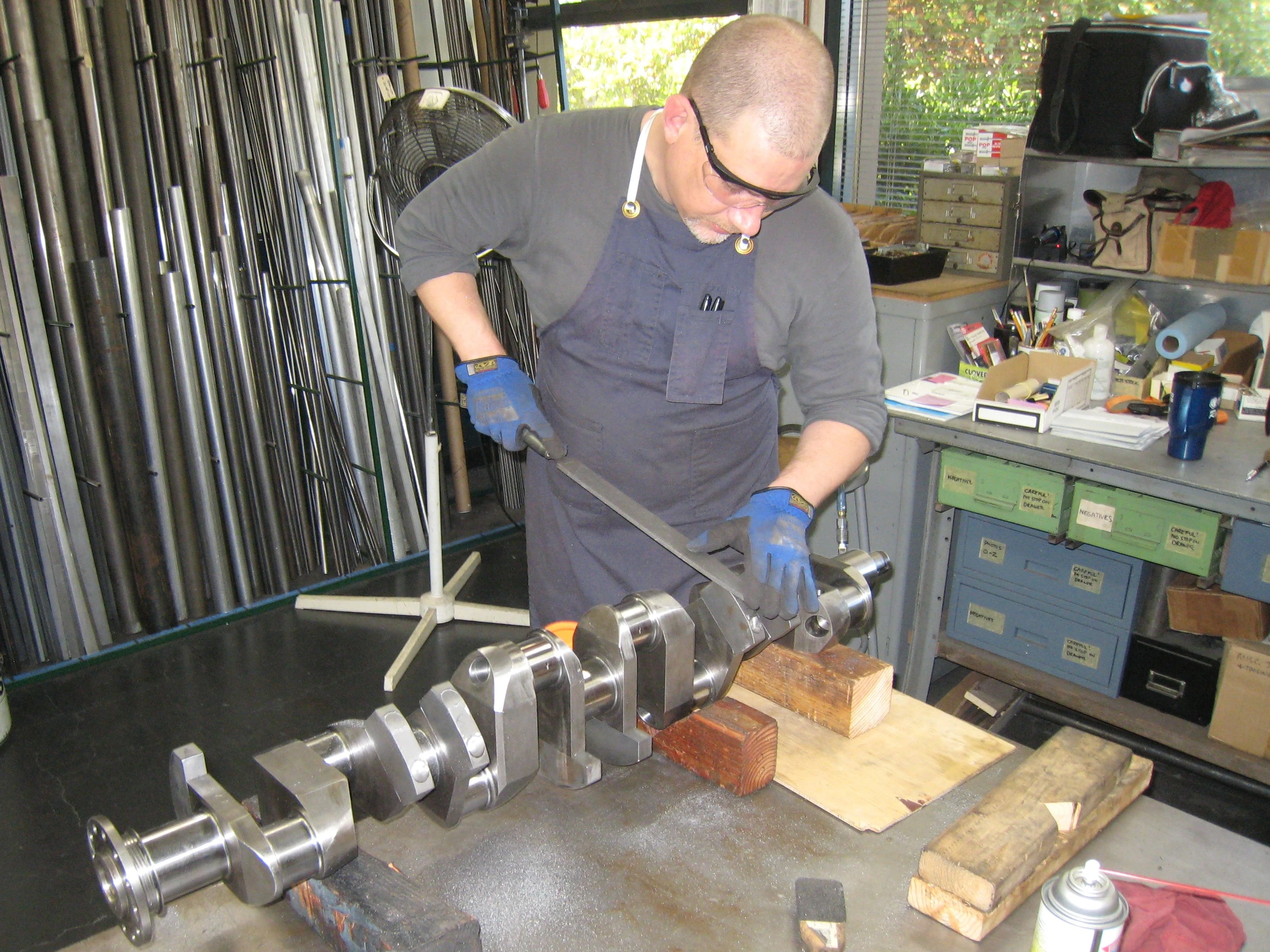 A Duesenberg Model J Crank